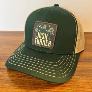NWOT Josh Turner Concert Trucker Hat Snap back Patch Moon Logo Country